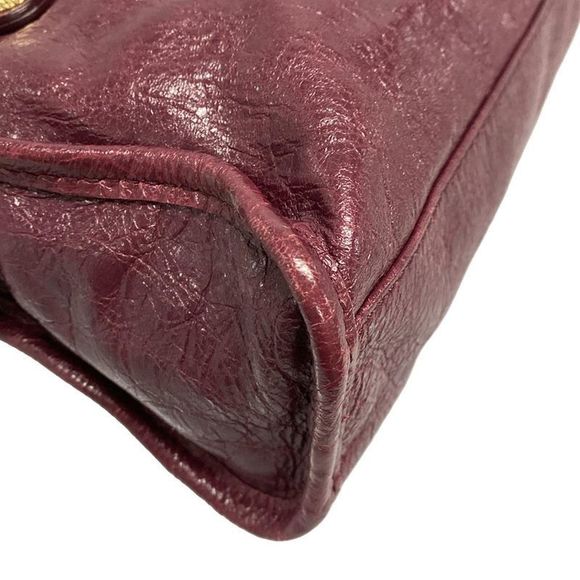 Balenciaga Handbag The Giant Mini City 309544 Purple Leather - Picture 6 of 15